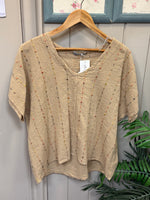 Linen-Cotton Slub Tee