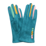 Frida Colour Pop Faux Suede Gloves
