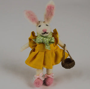 Mrs Rabbit in a dress