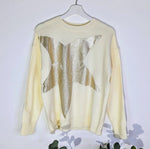 Luxe Metallic Star Hotprint Jumper