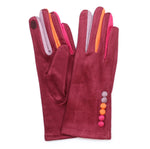 Frida Colour Pop Faux Suede Gloves
