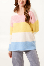 Pretty Pastel Stripe Jumper