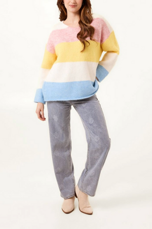 Pretty Pastel Stripe Jumper