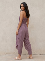 Gingham Bandeau Jumpsuit