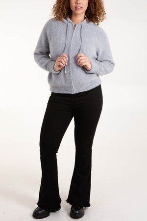 ZIP UP COSY HOODIE