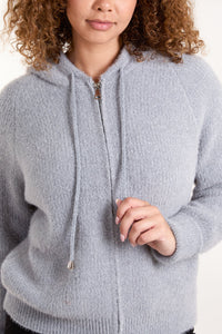 ZIP UP COSY HOODIE