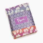 Pastel ombre reversible animal print scarf