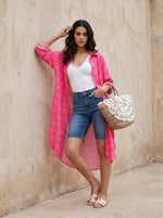 Neon Print Shirt Dress