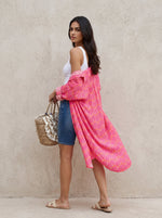Neon Print Shirt Dress
