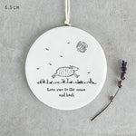 Sheep Porcelain Hanger