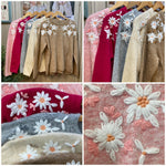 Nordic Floral Threaded Jumper