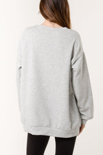 PEARL BOWS SOFT TOUCH SWEATSHIRT