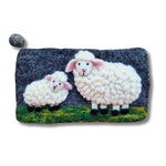 felt sheep purse