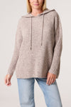 RIBBED SOFT KNIT HOODIE