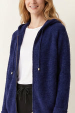 Cosy Zip-Up Knitted Hoodie