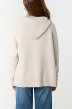 Cosy Zip-Up Knitted Hoodie