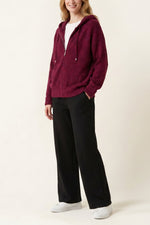 Cosy Zip-Up Knitted Hoodie