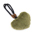 Heart bag charm