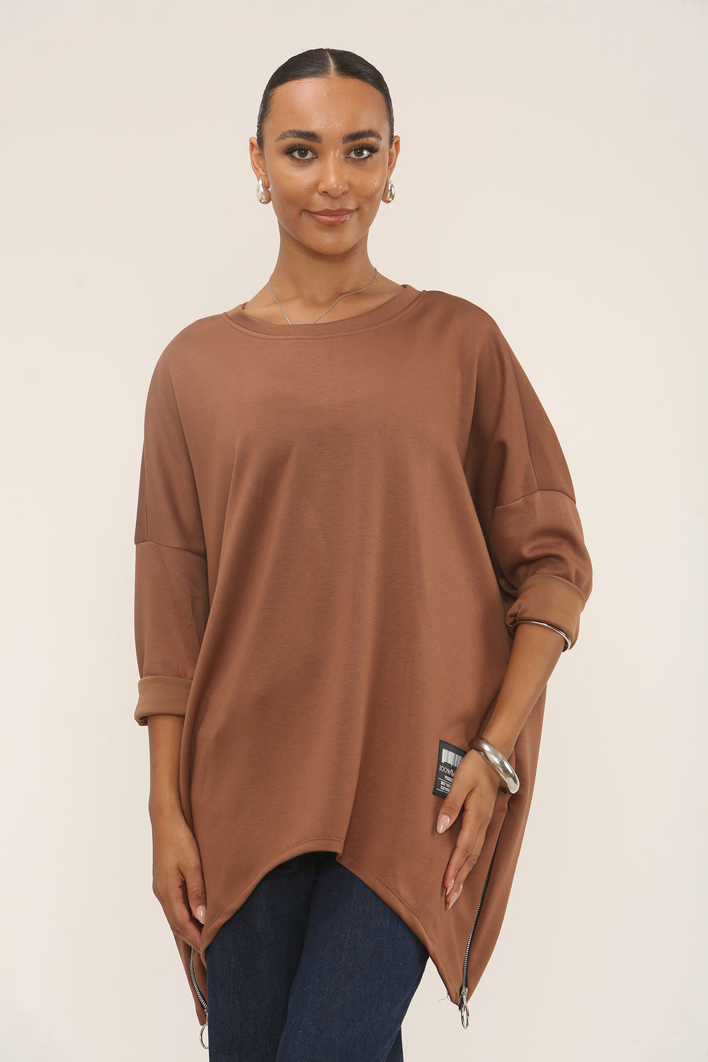 SIDE ZIP SWEAT