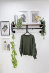 FLORAL LACE SLEEVE JUMPER