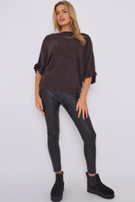 FRILL SLEEVE JUMPER
