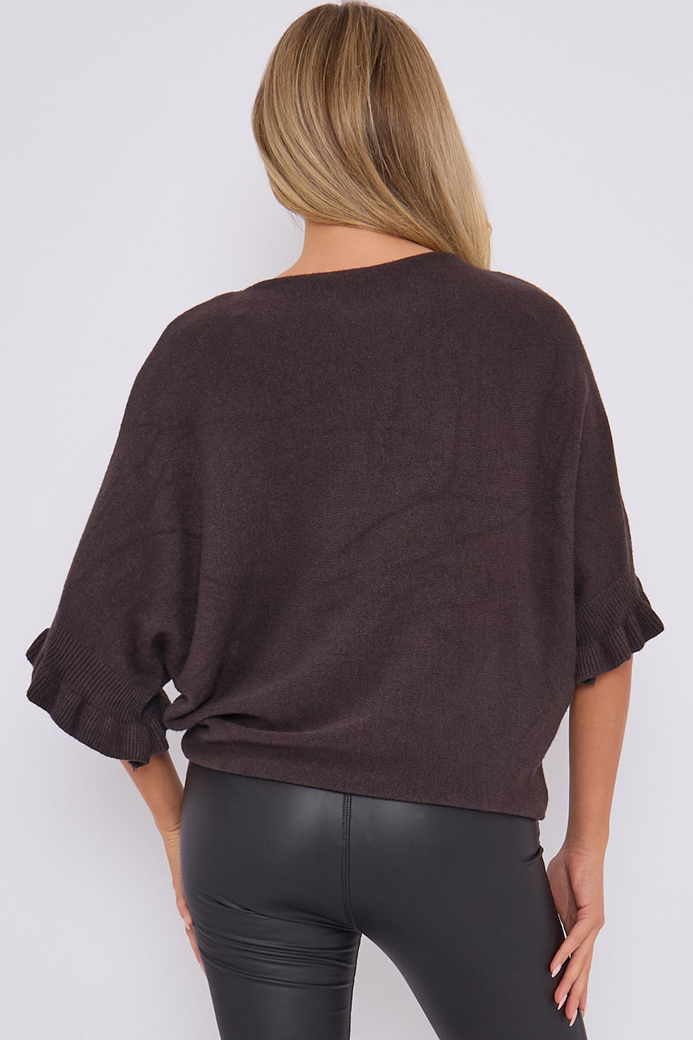 FRILL SLEEVE JUMPER