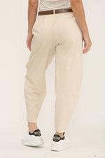 BELTED BALOON TROUSER