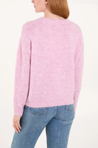 EMBROIDERED FLOWER KNIT JUMPER