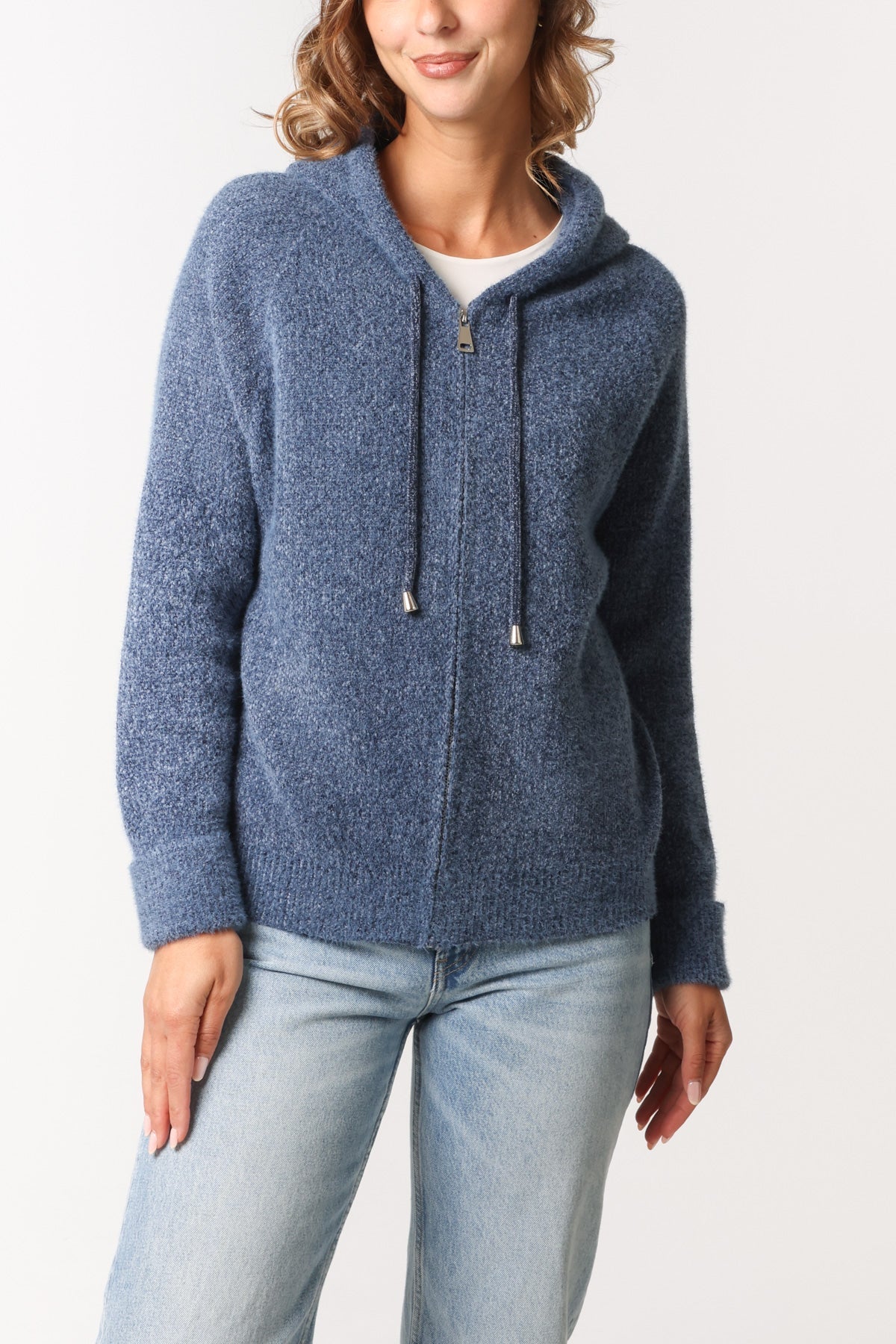 ZIP UP COSY HOODIE