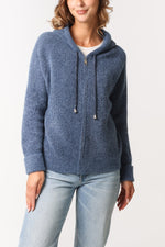 ZIP UP COSY HOODIE
