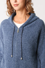 ZIP UP COSY HOODIE