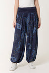 WAISTBAND PAISLEY HAREM TROUSERS