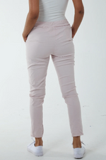 MAGIC PLAIN SUPER STRETCH CRUSHED TROUSERS