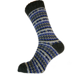 blue and grey wool blend socks MWS195