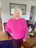 Batwing Ribbed Jumper 588
