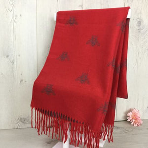 Soft Bee Scarf