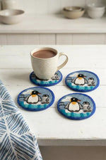 Penguin Coaster 10cm