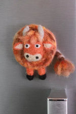 Handmade Felt Animal Fridge Magnets