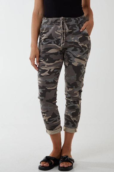 Magic Super Stretch Camouflage Print Joggers 495