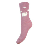Fluffy Sheep & Clouds Wool Blend Socks
