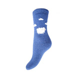 Fluffy Sheep & Clouds Wool Blend Socks