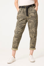 Italian Belted Camouflage Trousers