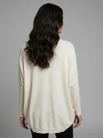 Mini Diamanté Skull V-Neck Jumper