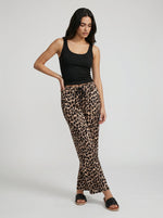 Leopard Seam Front Joggers