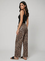 Leopard Seam Front Joggers