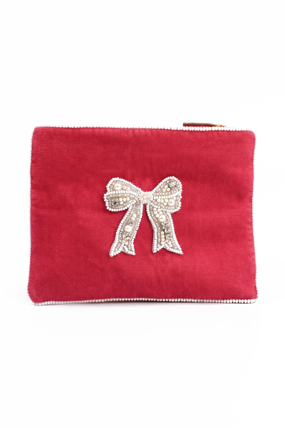 PEARL BOW SMALL POUCH