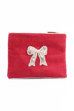 PEARL BOW SMALL POUCH
