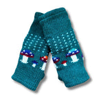 mushroom wrist warmers