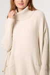 Roll Neck with Side Buttons