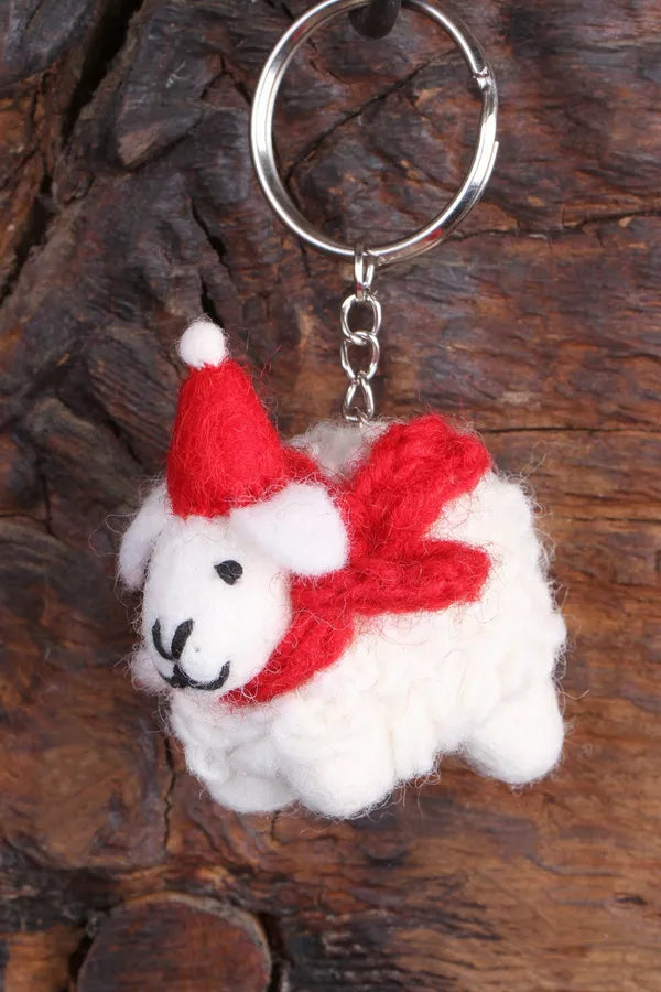 Cosy Sheep Keyring